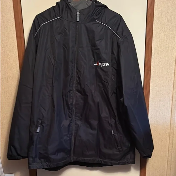 Charles River Black Men's Hoodie Jacket - Picture 1 of 7